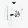Button Chef Coat with Thermometer Pocket Thumbnail