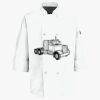 Button Chef Coat with Thermometer Pocket Thumbnail