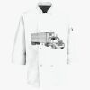 Button Chef Coat with Thermometer Pocket Thumbnail
