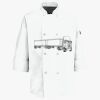 Button Chef Coat with Thermometer Pocket Thumbnail