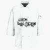 Button Chef Coat with Thermometer Pocket Thumbnail
