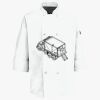 Button Chef Coat with Thermometer Pocket Thumbnail