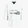 Button Chef Coat with Thermometer Pocket Thumbnail