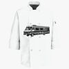Button Chef Coat with Thermometer Pocket Thumbnail