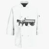 Button Chef Coat with Thermometer Pocket Thumbnail