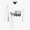 Button Chef Coat with Thermometer Pocket Thumbnail