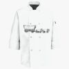 Button Chef Coat with Thermometer Pocket Thumbnail