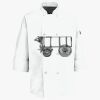 Button Chef Coat with Thermometer Pocket Thumbnail