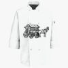 Button Chef Coat with Thermometer Pocket Thumbnail