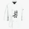 Button Chef Coat with Thermometer Pocket Thumbnail