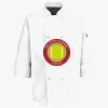 Button Chef Coat with Thermometer Pocket Thumbnail