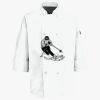 Button Chef Coat with Thermometer Pocket Thumbnail
