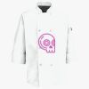 Button Chef Coat with Thermometer Pocket Thumbnail