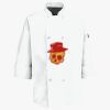 Button Chef Coat with Thermometer Pocket Thumbnail