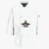 Button Chef Coat with Thermometer Pocket Thumbnail