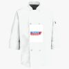 Button Chef Coat with Thermometer Pocket Thumbnail