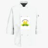 Button Chef Coat with Thermometer Pocket Thumbnail