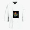 Button Chef Coat with Thermometer Pocket Thumbnail