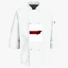 Button Chef Coat with Thermometer Pocket Thumbnail