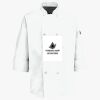 Button Chef Coat with Thermometer Pocket Thumbnail