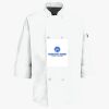 Button Chef Coat with Thermometer Pocket Thumbnail