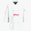 Button Chef Coat with Thermometer Pocket Thumbnail