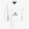 Button Chef Coat with Thermometer Pocket Thumbnail