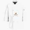 Button Chef Coat with Thermometer Pocket Thumbnail