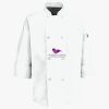 Button Chef Coat with Thermometer Pocket Thumbnail