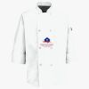 Button Chef Coat with Thermometer Pocket Thumbnail