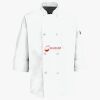 Button Chef Coat with Thermometer Pocket Thumbnail