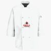 Button Chef Coat with Thermometer Pocket Thumbnail