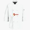 Button Chef Coat with Thermometer Pocket Thumbnail