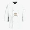 Button Chef Coat with Thermometer Pocket Thumbnail