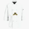 Button Chef Coat with Thermometer Pocket Thumbnail