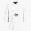 Button Chef Coat with Thermometer Pocket Thumbnail