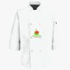 Button Chef Coat with Thermometer Pocket Thumbnail
