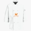 Button Chef Coat with Thermometer Pocket Thumbnail