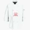 Button Chef Coat with Thermometer Pocket Thumbnail