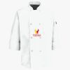 Button Chef Coat with Thermometer Pocket Thumbnail