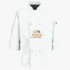 Button Chef Coat with Thermometer Pocket Thumbnail