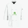 Button Chef Coat with Thermometer Pocket Thumbnail