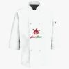 Button Chef Coat with Thermometer Pocket Thumbnail