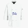 Button Chef Coat with Thermometer Pocket Thumbnail