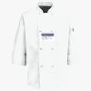 Button Chef Coat with Thermometer Pocket Thumbnail