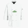 Button Chef Coat with Thermometer Pocket Thumbnail