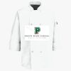 Button Chef Coat with Thermometer Pocket Thumbnail