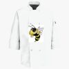 Button Chef Coat with Thermometer Pocket Thumbnail