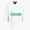 Button Chef Coat with Thermometer Pocket Thumbnail