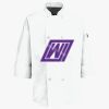 Button Chef Coat with Thermometer Pocket Thumbnail